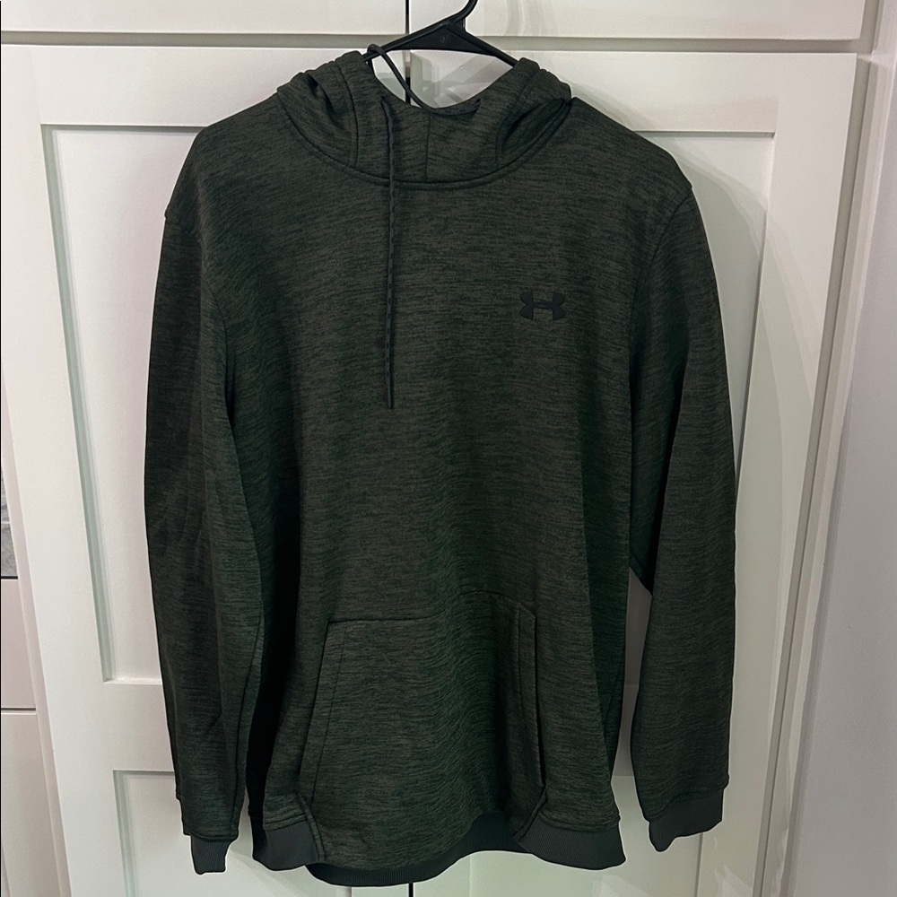 Under Armour Men's Heather Olive Green Pullover Hoodie